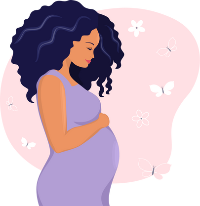 Pregnant Woman Illustration